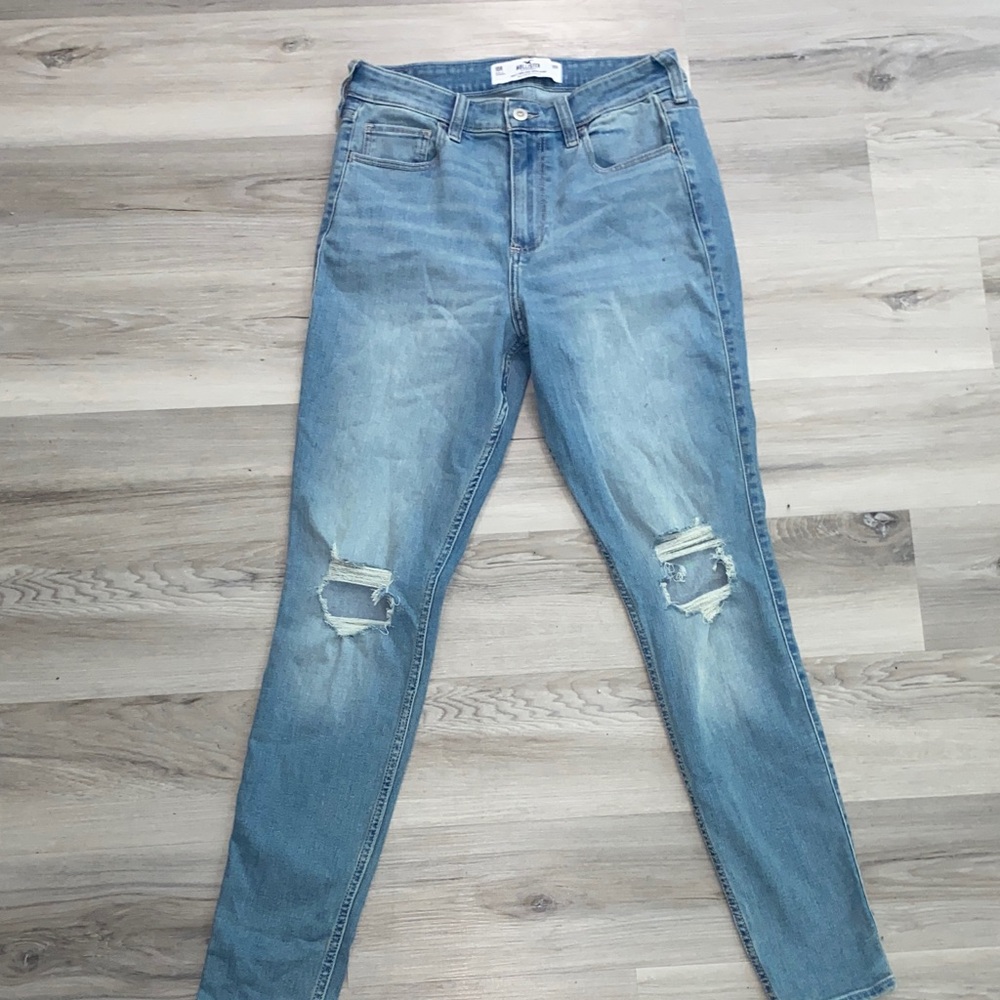 Hollister Curvy High Rise Super Skinny Jeans, Size 10R, 30R